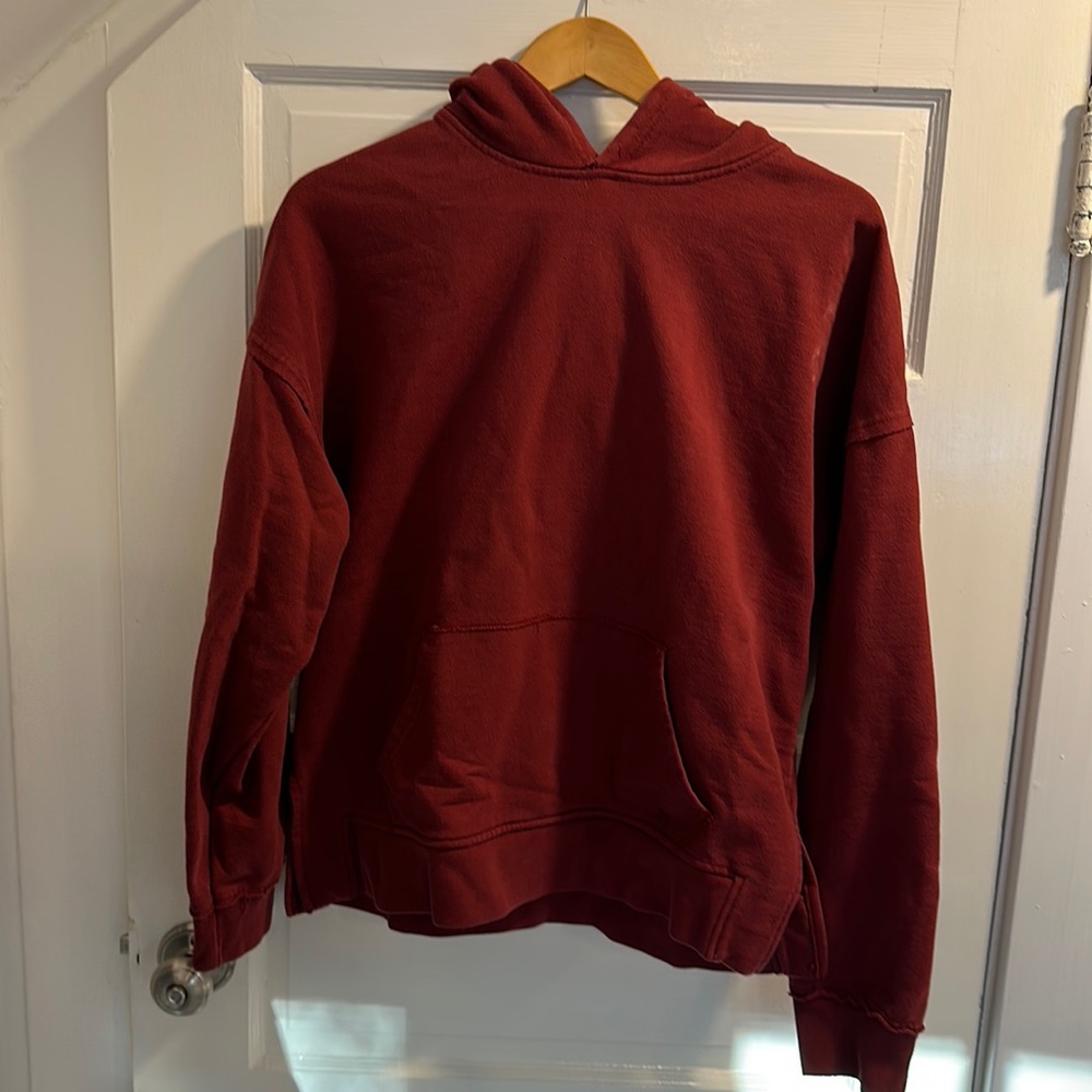 The Narrows Bloomingdales Burgundy Red Pullover Hoodie (S)